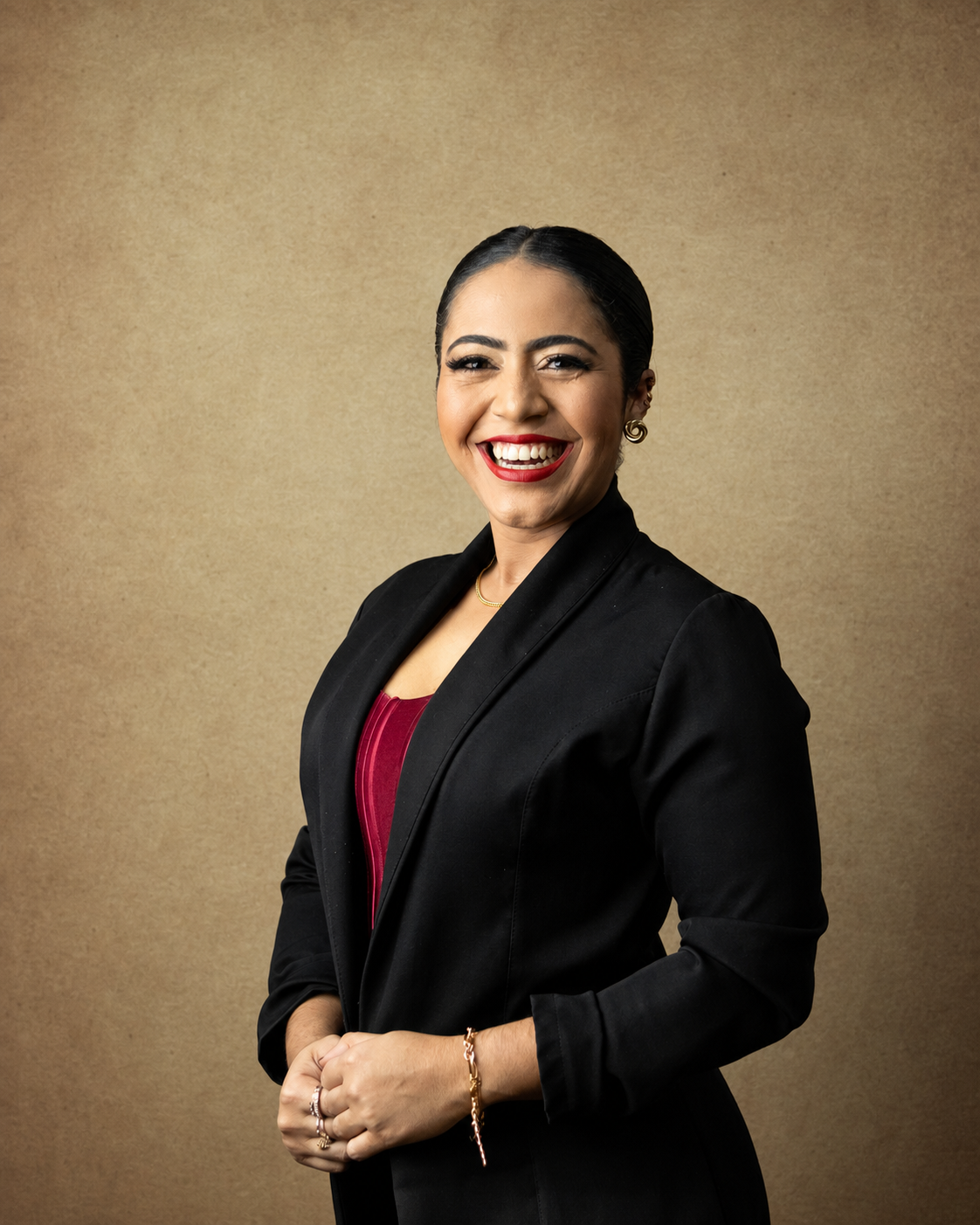 Retrato profissional de Lorena Carvalho